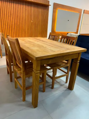 Mesa de Demolição 1,40 com 4 Cadeiras NOVO PRONTA ENTREGA