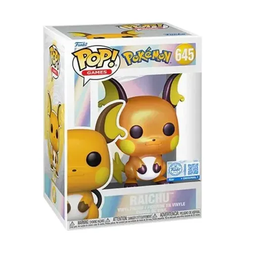Funko Pop Pokemon Raichu 645 Pearlescent
