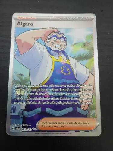 Carta pokemon apoiador algaro