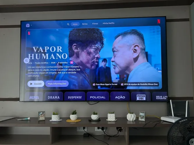 Smart TV Samsung 75" Crystal 4K (Modelo: UN75AU7700GXZD)