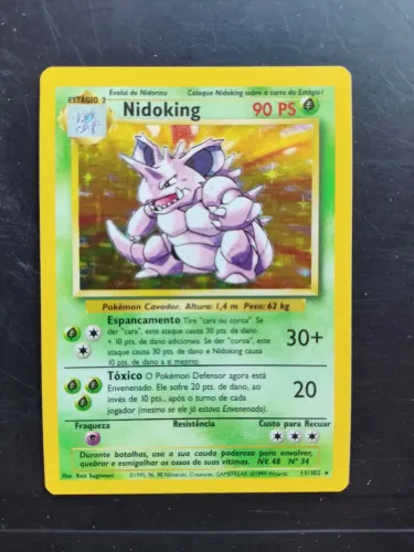 NIDOKING BASE SET ORIGINAL - HOLOGRÁFICO - PORTUGUÊS - SP