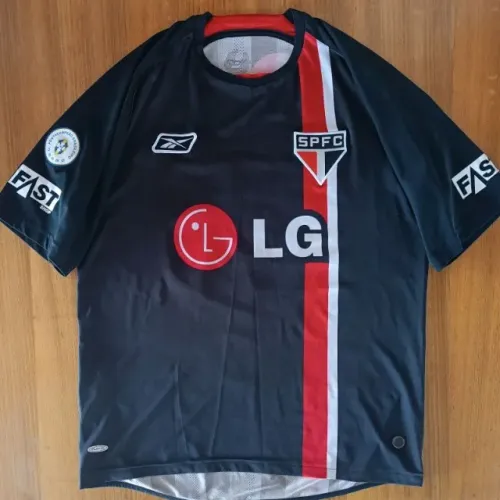 Camisa Original 2008 Preta São Paulo FC Reebok Goleiro SPFC Tamanho M