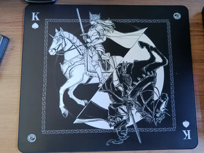 ATK WAR HORSE PRETO - MOUSEPAD (NOVO E SEM USO)