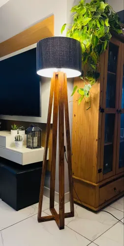 Luminária abajur de chão