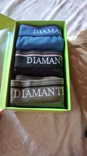 Kit com 03 cuecas Diamantes