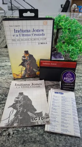 INDIANA JONES E A ULTIMA CRUZADA ORIGINAL NA CAIXA - MASTER SYSTEM