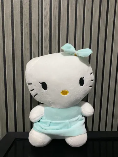 Pelúcia da Hello kitty grande nova azul claro