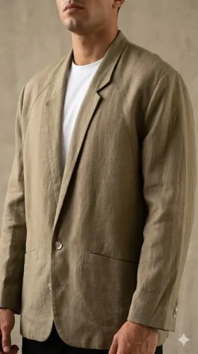 paletó masculino verde claro - tamanho g