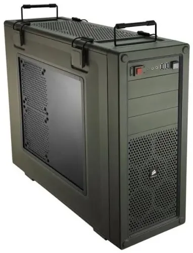 Gabinete Corsair C70 verde militar<br>