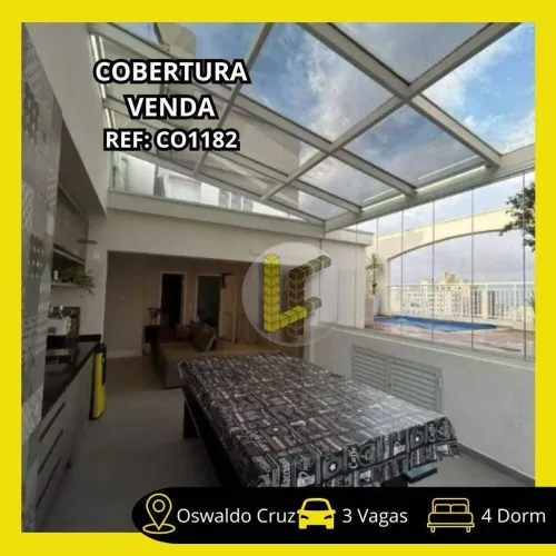 Cobertura com 4 dormitórios à venda, 211 m² por R$ 2.980.000,00 - Osvaldo Cruz - São Caeta