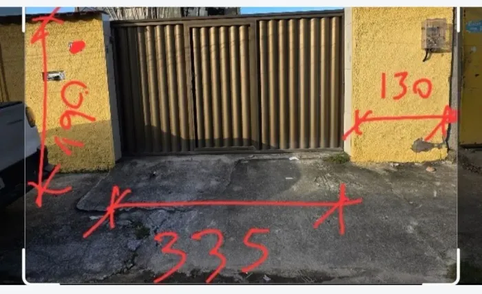 Vendo portão de correr, podendo ser automático.