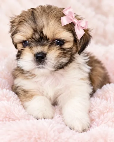 Shih tzu mini femea e macho