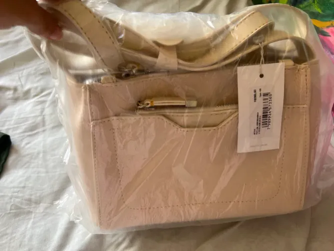 Bolsa Arezzo Off White pequena