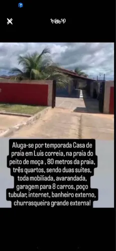 ALUGO CASA DE PRAIA