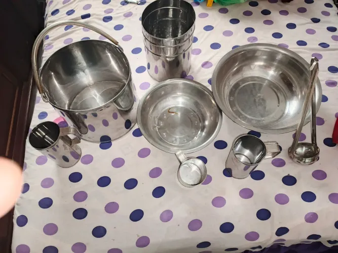 KIT DE UTENSÍLIOS DE AÇO INOX