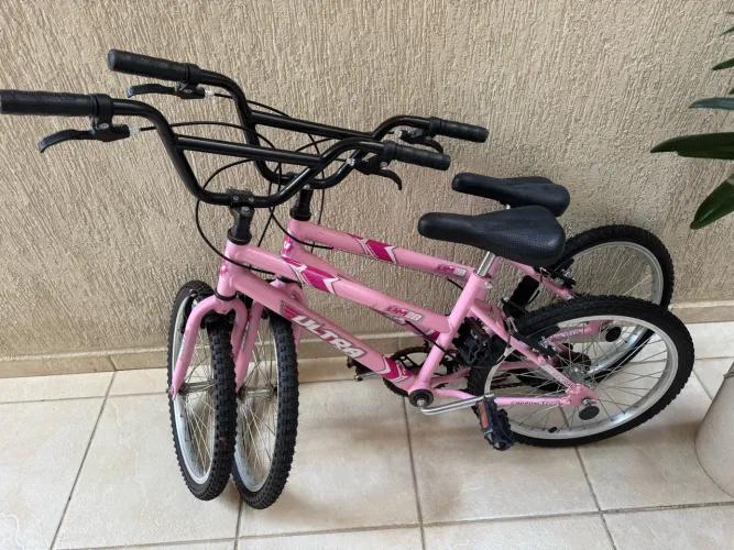 Bicicletas Infantis Femininas Rosa - Pouquíssimo Uso