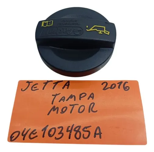 Tampa Óleo Motor Volkswagen Jetta Fox Gol 1.4 2016 Preto