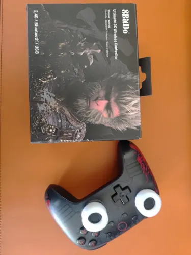 Controle Joystick Sem Fio 8BitDo Ultimate 2C Black Myth Wukong Edição Especial PC Android