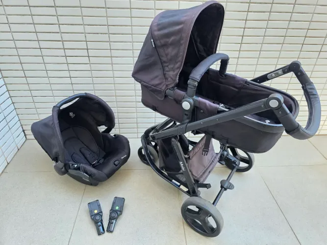 Travel System Safety 1st Mobi Trio - Carrinho e Bebê Conforto