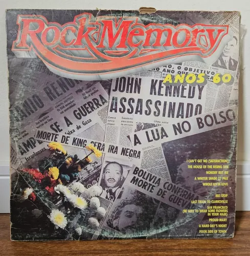 LP Rock Memory Anos 60 (1987) Coletânea Rock Nacional Original