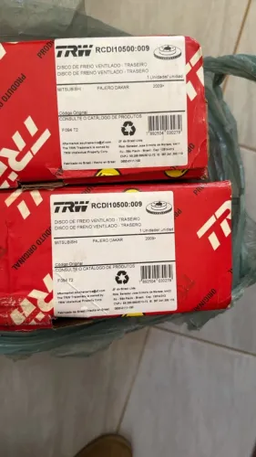 PAR DISCO FREIO TRASEIRO PAJERO DAKAR