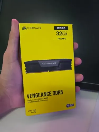 (LACRADA) Memória Ram 32GB (2x16GB) 7000MHz CL34 DDR5 Corsair Vengeance