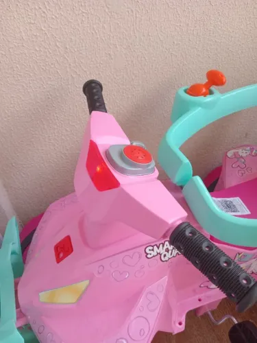 Triciclo quadriciclo smart quad bandeirantes rosa