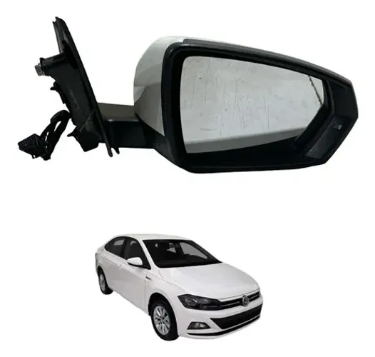 Retrovisor Direito Elétrico C/pisca Vw Virtus 2018 A 2023