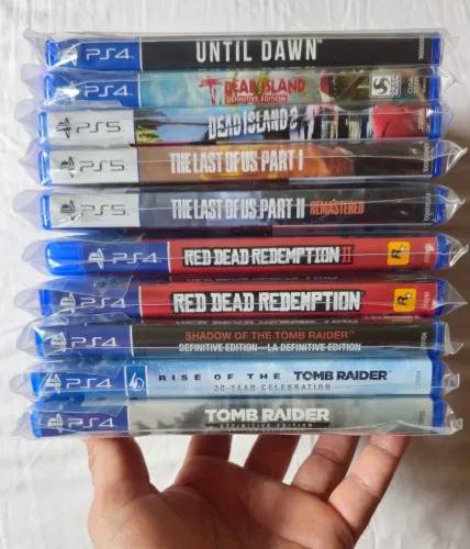 Vendo jogos de PS4 e PS5 (VENDA SOMENTE NA CIDADE DE ARAÇATUBA-SP)