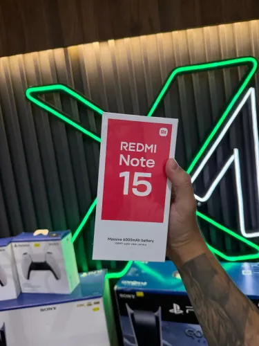 REDMI xiaomi note 15 novo lacrado 256gb - loja aberta 