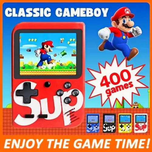 Oferta Relâmpago! Mini Game Retrô 400 Jogos | Achadinho Shopee