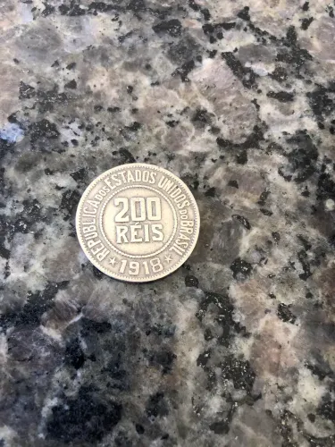 Moeda 200 Réis 1918