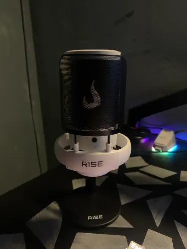 Microfone condensador robô