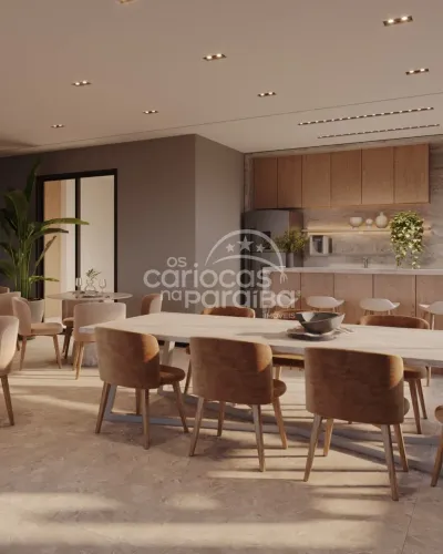 Apartamento com 2 e 3 dormitórios à venda, 60 m² por R$ 515.452 - Aeroclube - João Pessoa/