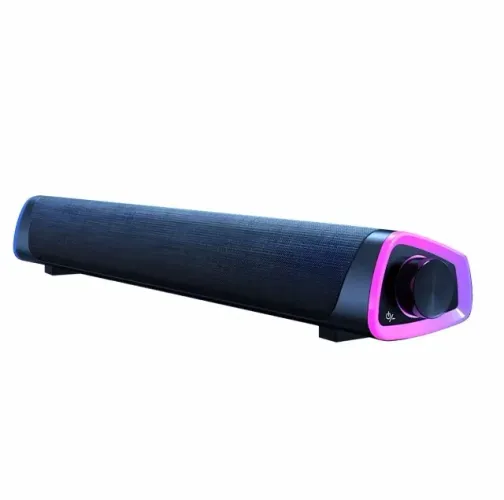 Soundbar Caixa de Som PC Bluetooth RGB Computador Tv Televisão Controle de Som Potente 12W