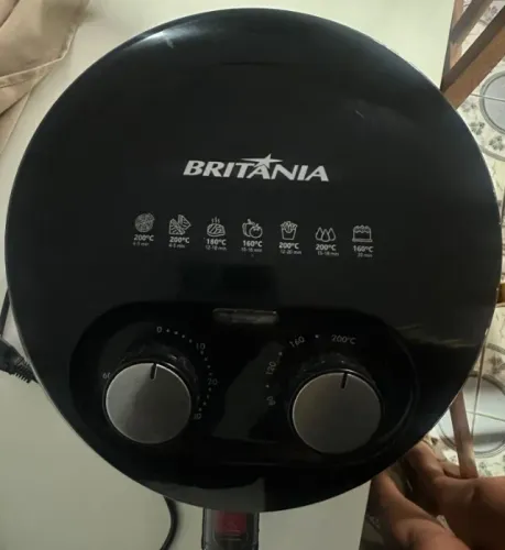 Fritadeira Air Fryer Bfr25p 3,5 Litros Preto Britânia 110v Preto