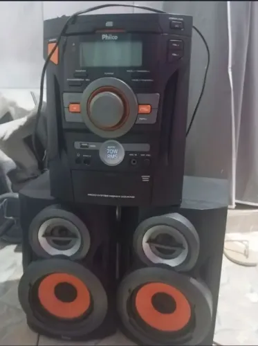 Mini System Philco MSP411- C/ Dock, MP3, Rádio AM/FM