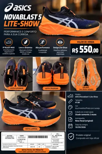 Tênis ASICS NOVABLAST 5