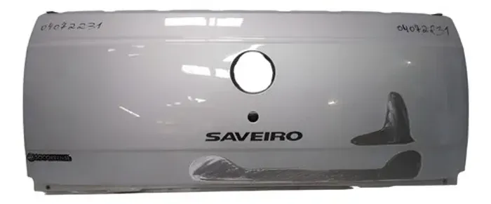 Tampa Traseira Saveiro G8 Original G1 Prata