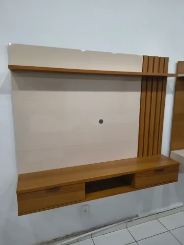 Painel Home Rack Suspenso para TV até 55