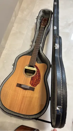 Violão fender cd140 e lrbaggs m1