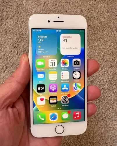 iPhone 8 branco 256gb completo e todo original!