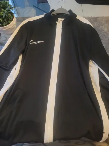 JAQUETA NIKE DRI-FIT ORIGINAL RARA - PRETA/BRANCA - TAM G ?, ZERA
