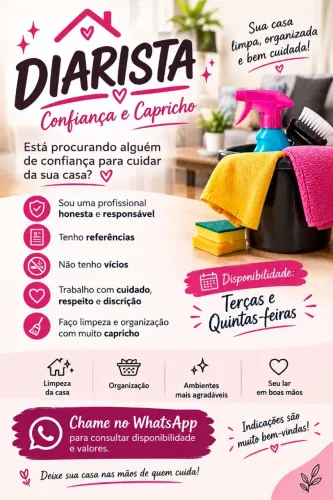 Diárias terças e quintas