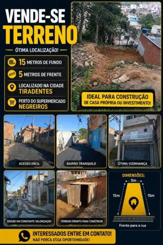 Vende se terreno