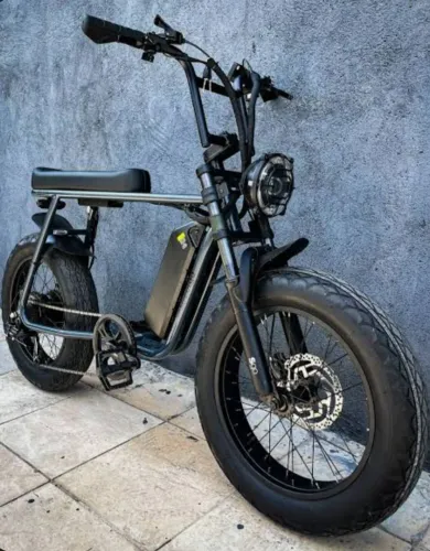 Bicicleta elétrica Streetgo S12 nova c/acessórios