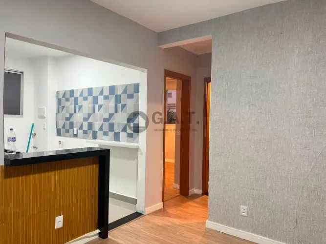 Apartamento para locação no Jardim Sao Carlos, Sorocaba-SP: 2 quartos, 2 salas, 1 banheiro