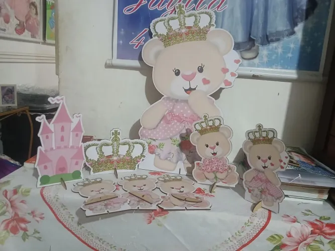 Ursinha princesa MDF