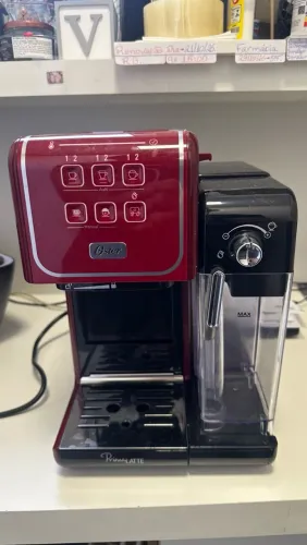 Cafeteira Espresso Oster Primalatte Touch Vermelha