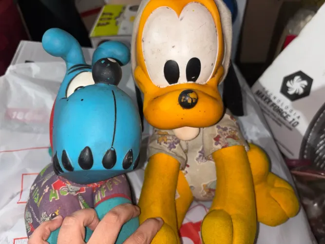 Bonecos originais. Disney e Maurício de Souza turma da Mônica bidu e pluto